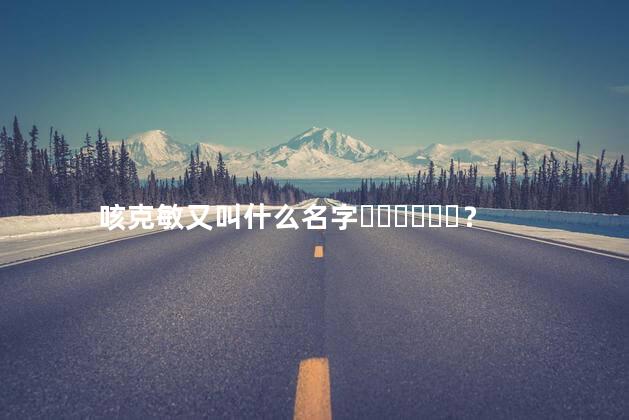 咳克敏又叫什么名字？